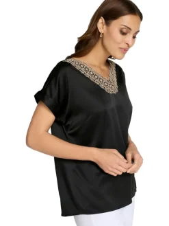 Blouse zwart