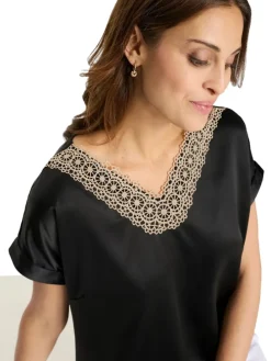 Blouse zwart