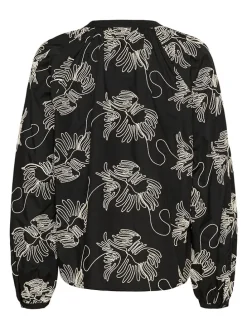 Blouse zwart