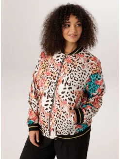 Blouson crème/meerkleurig