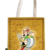 Boodschappentas ''Asterix & Obelix'' geel - (L)38 x (B)38 cm