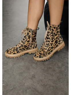 Boots bruin/beige