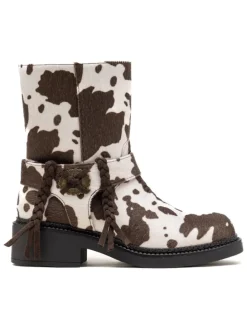 Boots bruin/wit