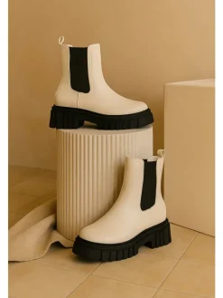 Boots wit/zwart