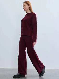 Broek bordeaux