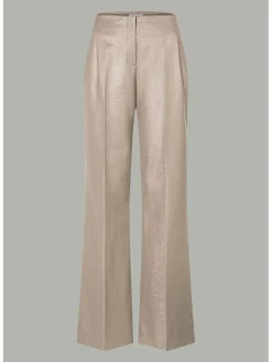 Broek champagnekleurig