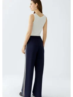 Broek donkerblauw