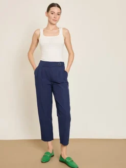 Broek donkerblauw
