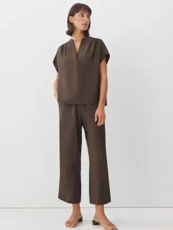 Broek donkerbruin