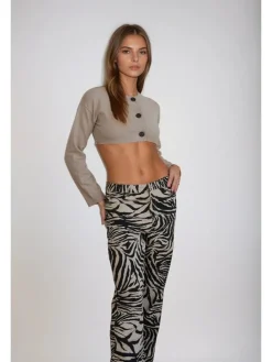 Broek grijs/zwart