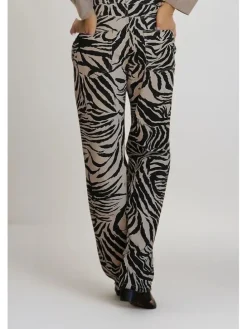 Broek grijs/zwart