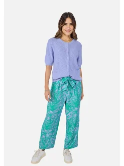 Broek groen/paars