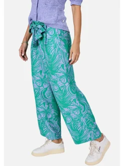 Broek groen/paars