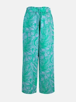 Broek groen/paars