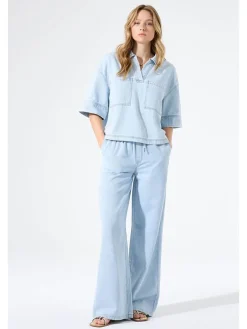 Broek lichtblauw