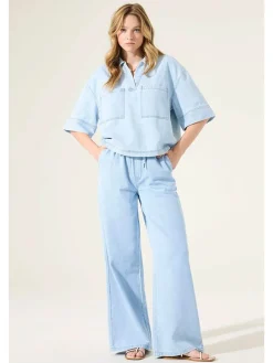 Broek lichtblauw