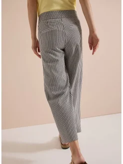 Broek wit/antraciet