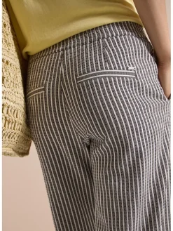 Broek wit/antraciet