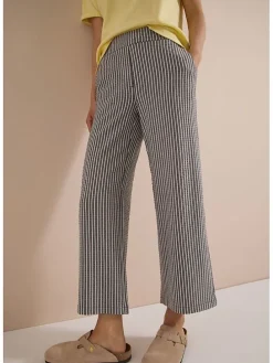 Broek wit/antraciet