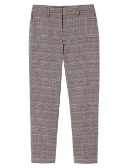Broek zwart/rood/blauw