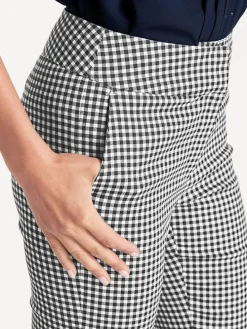 Broek zwart/wit