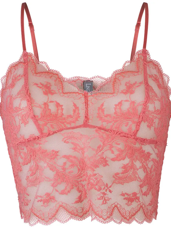 Bustier koraalrood