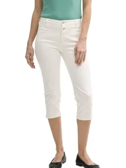 Capri-spijkerbroek - slim fit - wit