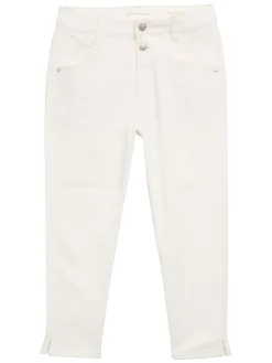Capri-spijkerbroek - slim fit - wit