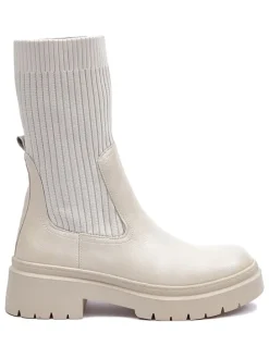 Chelseaboots crème