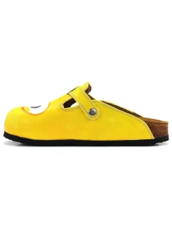 Clogs geel/blauw