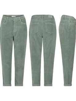 Corduroybroek mintgroen