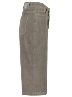 Corduroyrok taupe