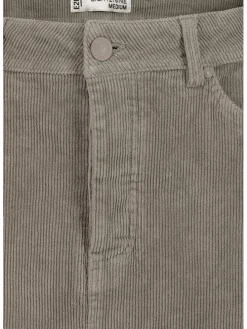 Corduroyrok taupe