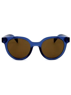 Dameszonnebril blauw/bruin