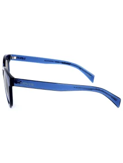 Dameszonnebril blauw/bruin