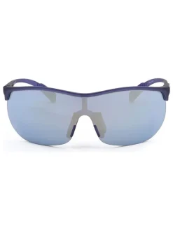 Dames zonnebril donkerblauw/lichtblauw