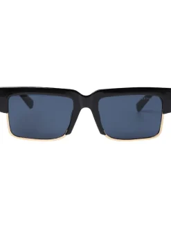 Dames zonnebril donkerblauw/zwart