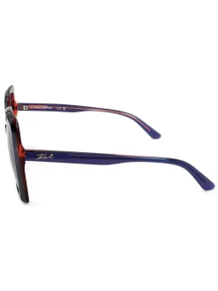 Dames zonnebril donkerblauw