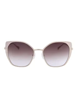 Dameszonnebril goudkleurig-beige/bruin