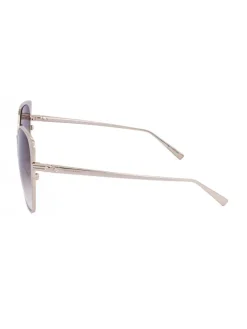 Dameszonnebril goudkleurig-beige/bruin