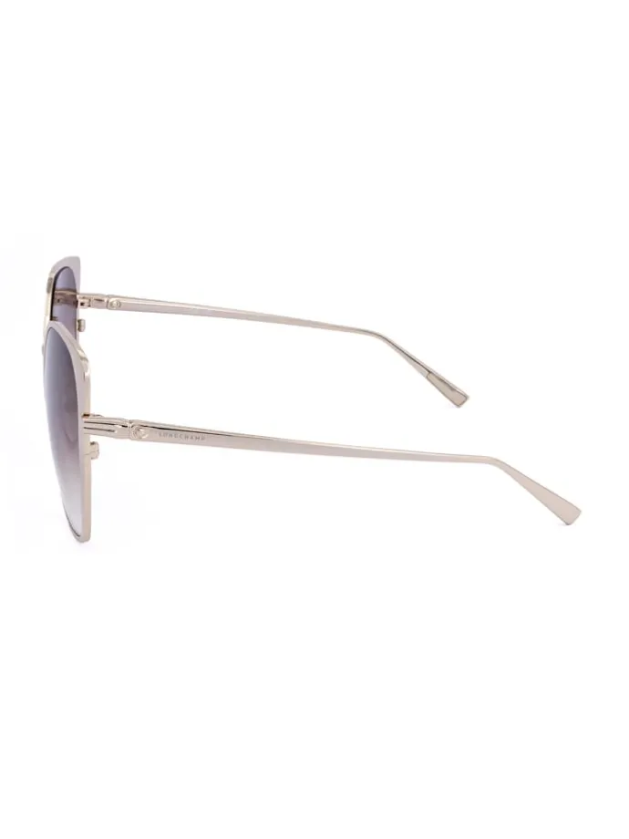 Dameszonnebril goudkleurig-beige/bruin