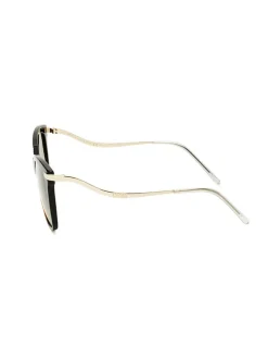 Dameszonnebril goudkleurig-bruin/beige