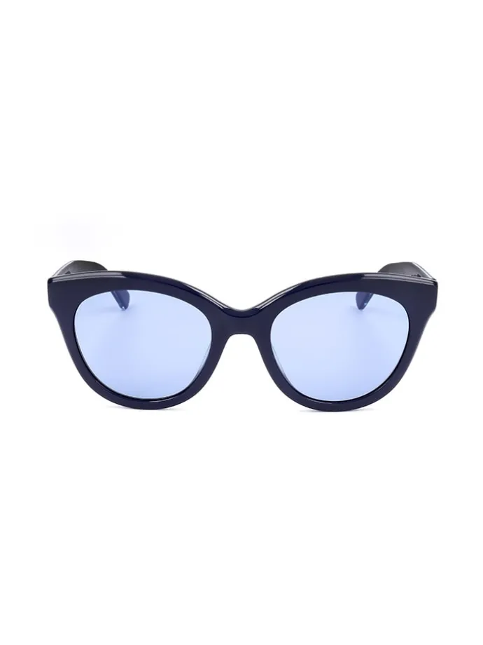 Dameszonnebril lichtblauw/donkerblauw