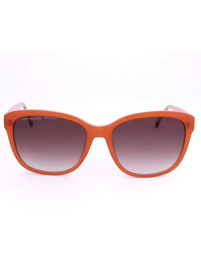 Dameszonnebril oranje/bruin
