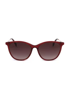 Dameszonnebril rood