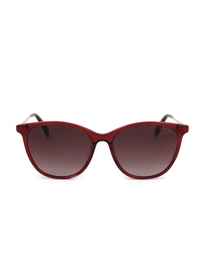 Dameszonnebril rood