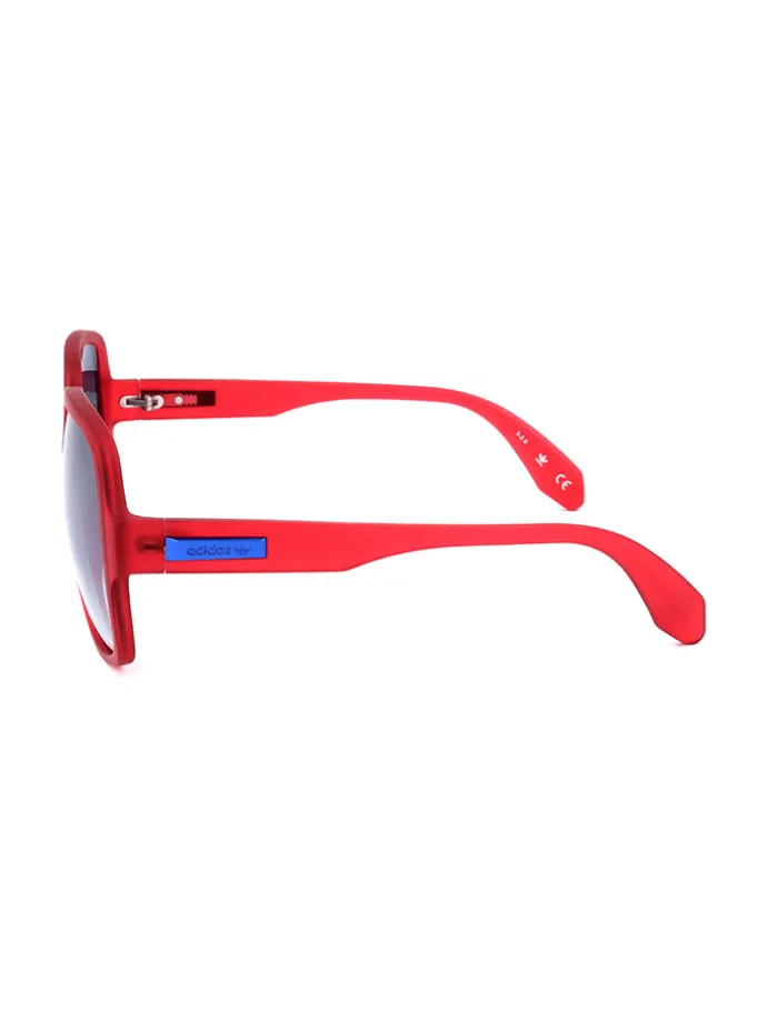 Dameszonnebril rood/lichtblauw