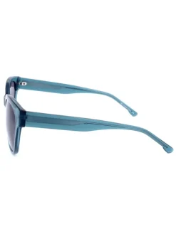 Dameszonnebril turquoise/donkerblauw