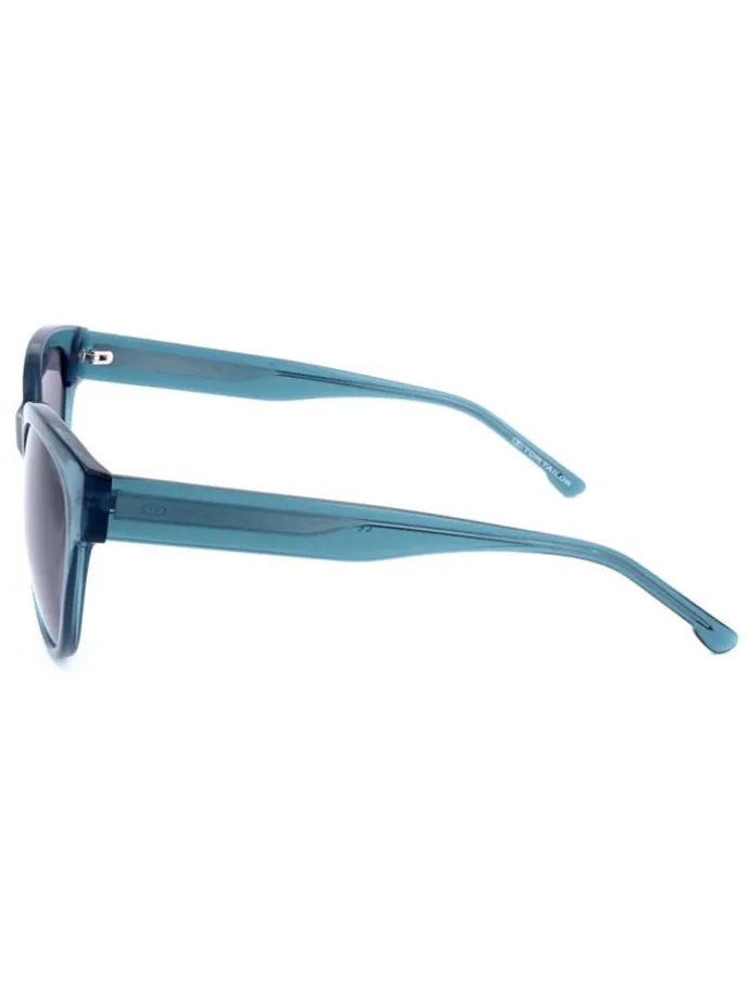 Dameszonnebril turquoise/donkerblauw
