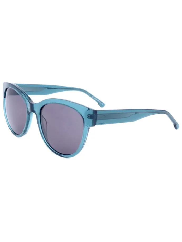 Dameszonnebril turquoise/donkerblauw